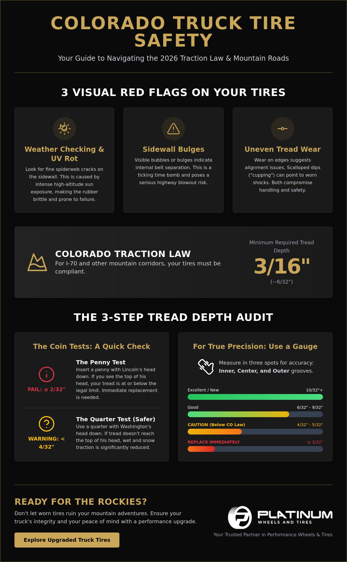 When to Replace Tires: The Ultimate 2026 Truck Owner’s Safety Checklist infographic