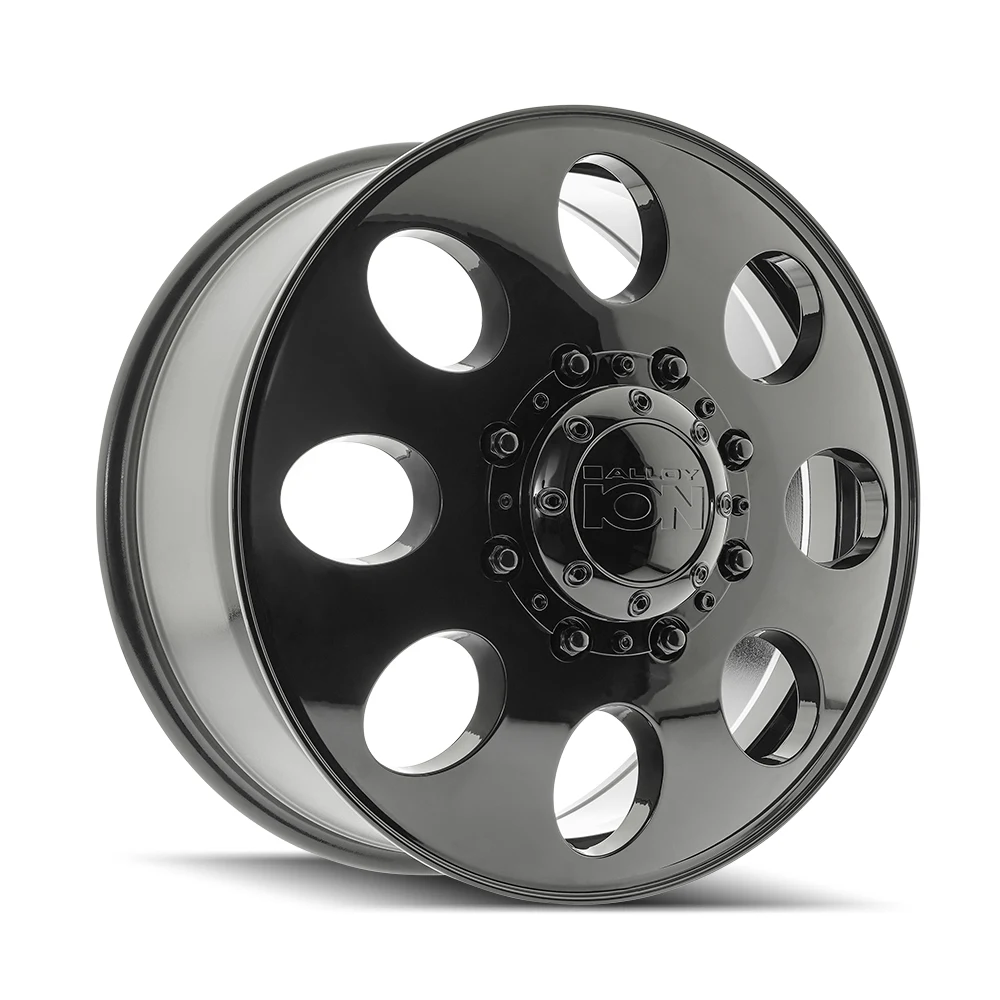 20x8.25 167 Dually Gloss Black Wheels 8x200 Bolt Pattern ET-192 20x8.25 167 Dually Gloss Black Wheels 8x200 Bolt Pattern ET-192