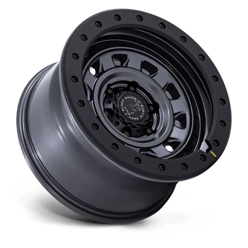 BR023 XPLORER MATTE GUNMETAL W/ MATTE BLK-LP Rims for Toyota Tacoma, Toyota 4Runner, Chevy Silverado