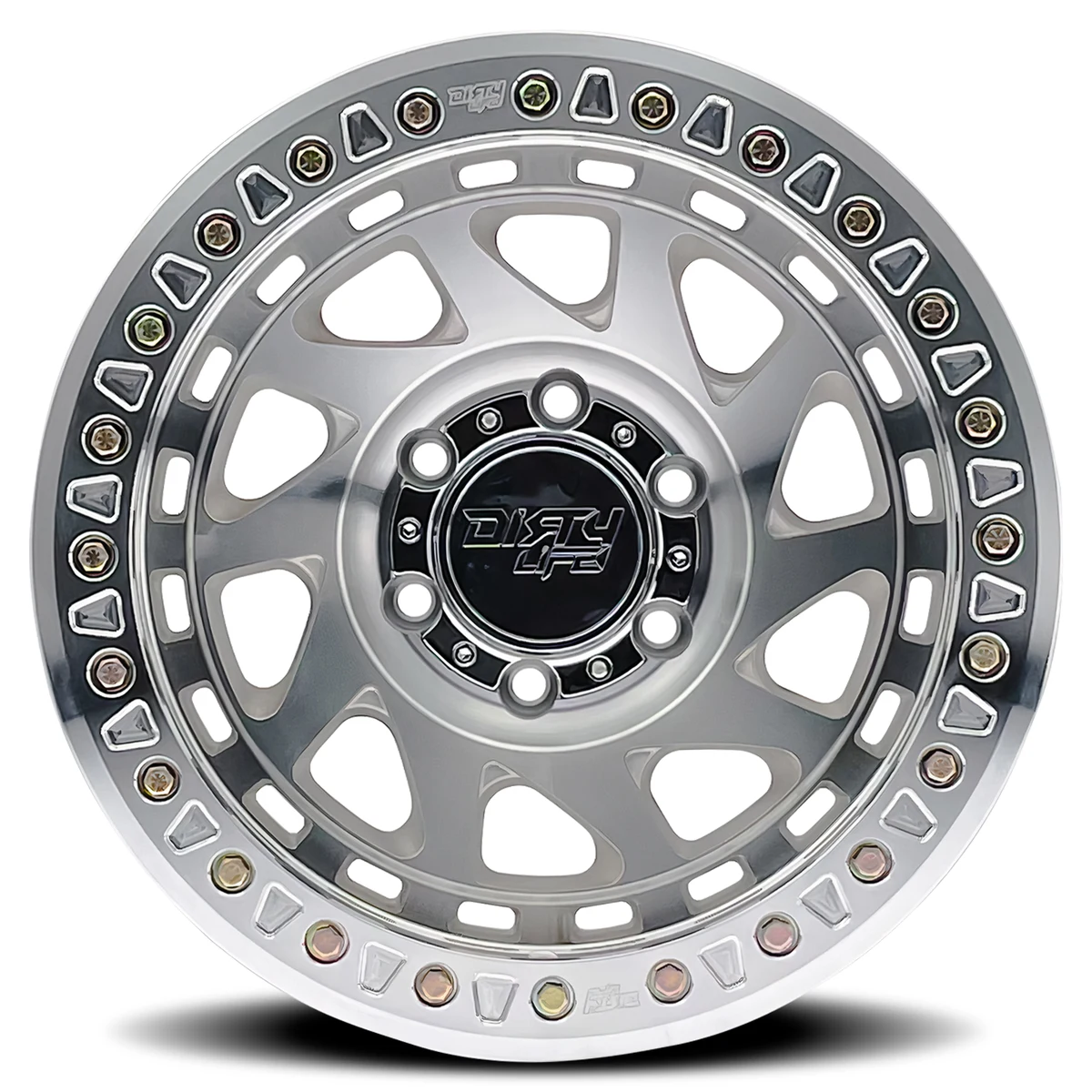 17 Inch Machined 8 Lug Ford Rims 9313-7970M12