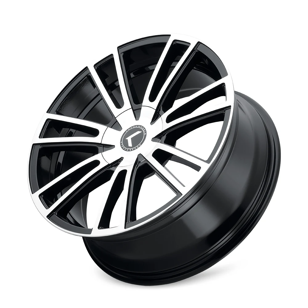 18 Inch Gloss Black Machined 5X108 Rims KR183-8814BM40