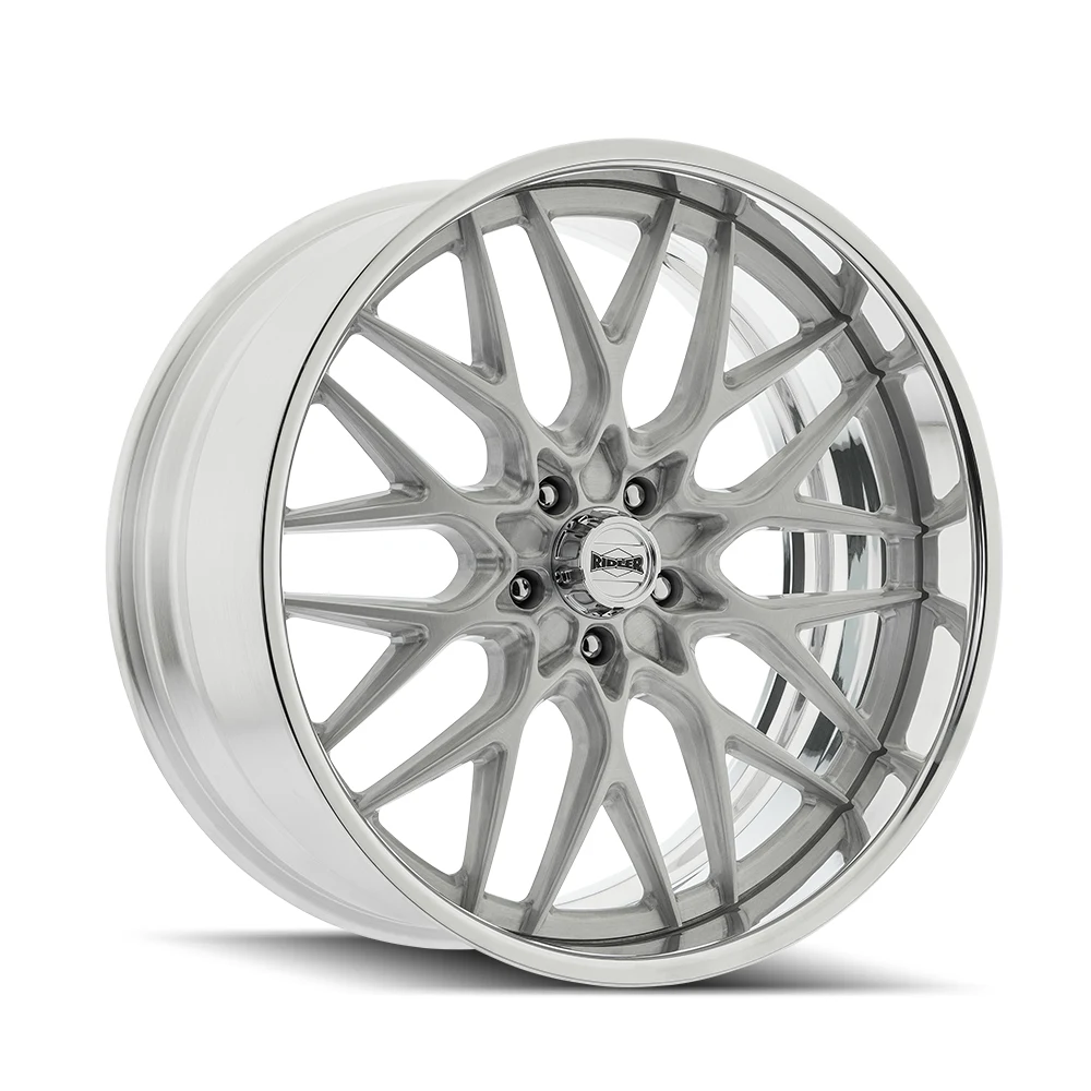 22x9 681 Brushed With Polished Lip Wheels 5x120.65 Bolt Pattern ET0 22x9 681 Brushed With Polished Lip Wheels 5x120.65 Bolt Pattern ET0