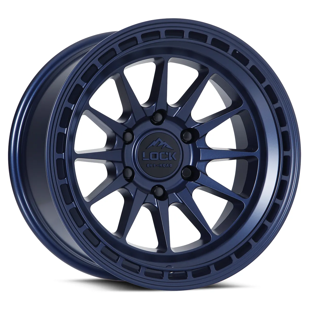 Baja Matte Blue Rims for Jeep Wrangler, Jeep Grand Cherokee, Jeep Gladiator