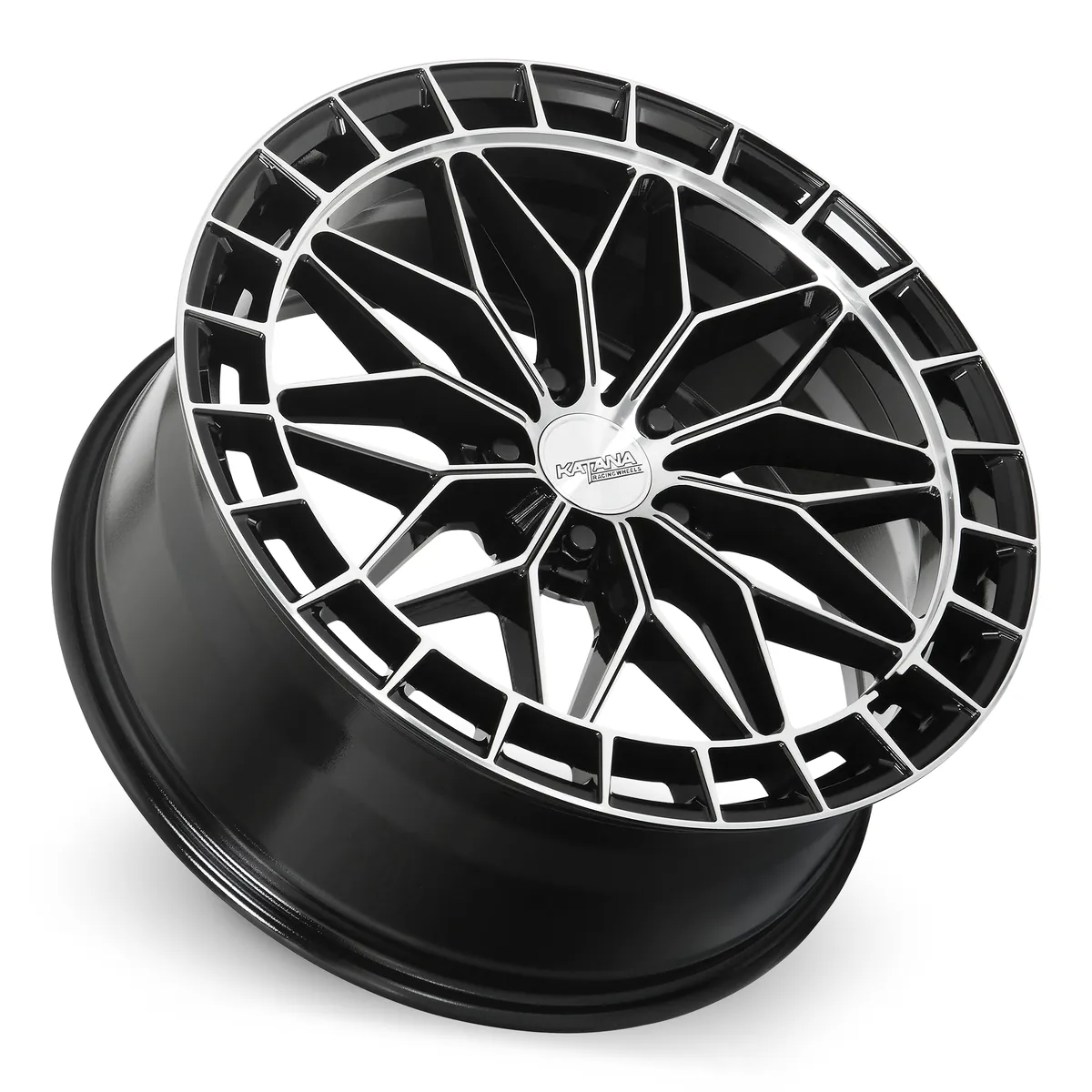 18 Inch Gloss Silver Machined Face 5X108 Rims KR12-188058GSF