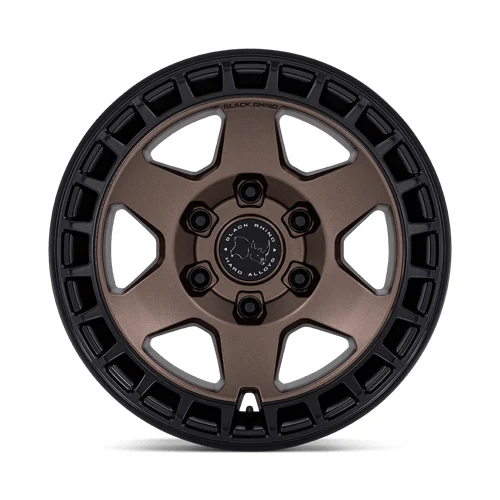 17 Inch BURNT BRONZE W/ MATTE BLK-LP 6 Lug Rims BR022ZB17856810N
