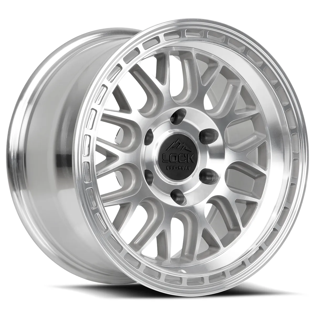 Onyx Machined With Clear Coat Rims for Toyota Tacoma, Toyota 4Runner, Chevy Silverado