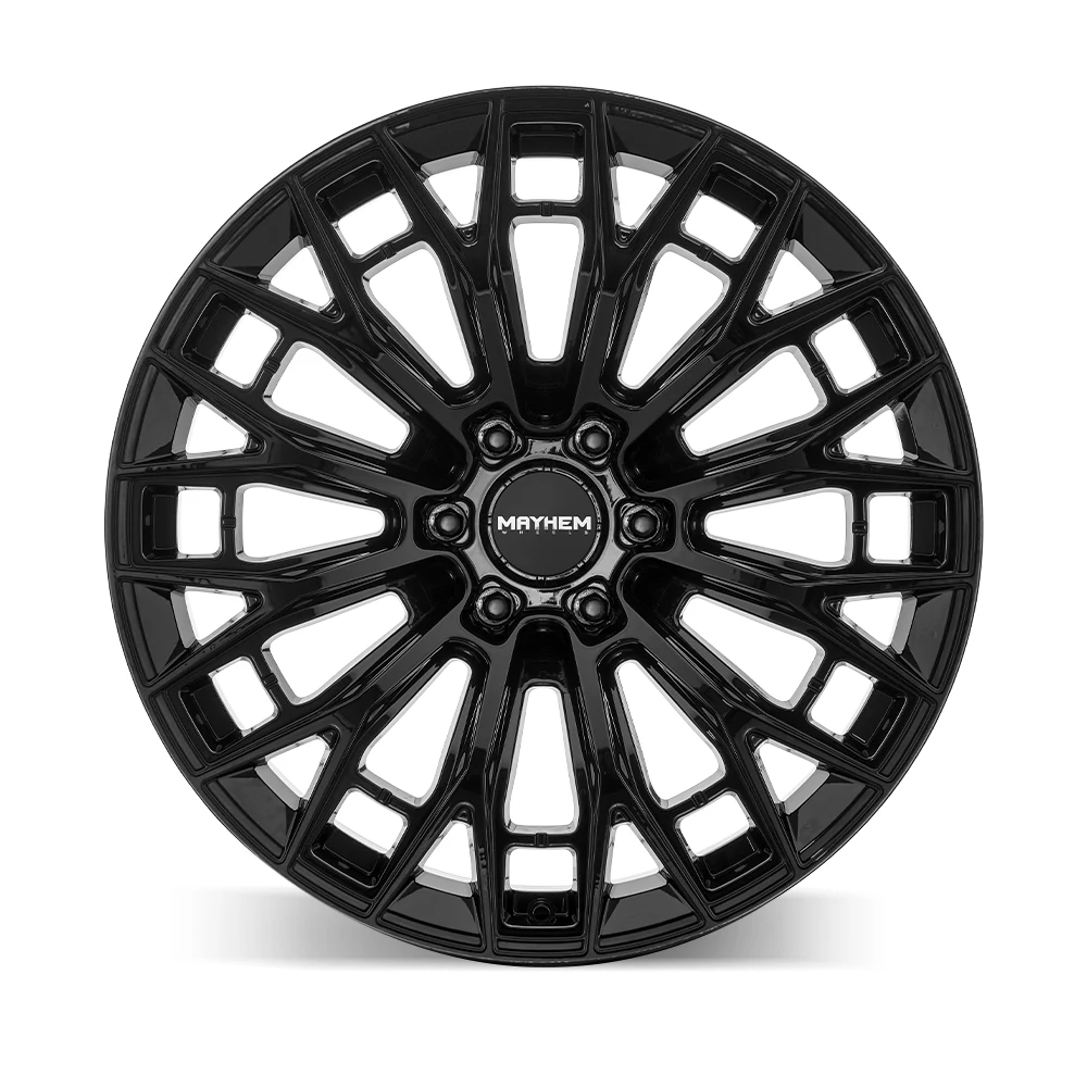 Cyclone Gloss Black Rims for Toyota Tacoma, Toyota 4Runner, Chevy Silverado