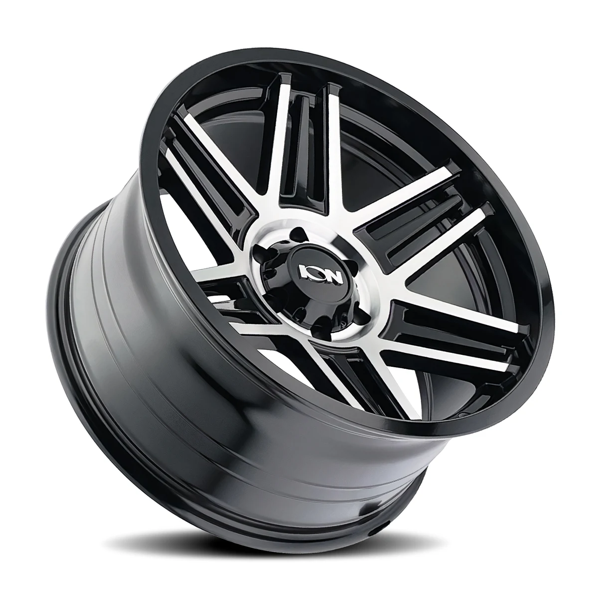 147 Gloss Black Machined Rims for Jeep Wrangler, Jeep Grand Cherokee, Jeep Gladiator