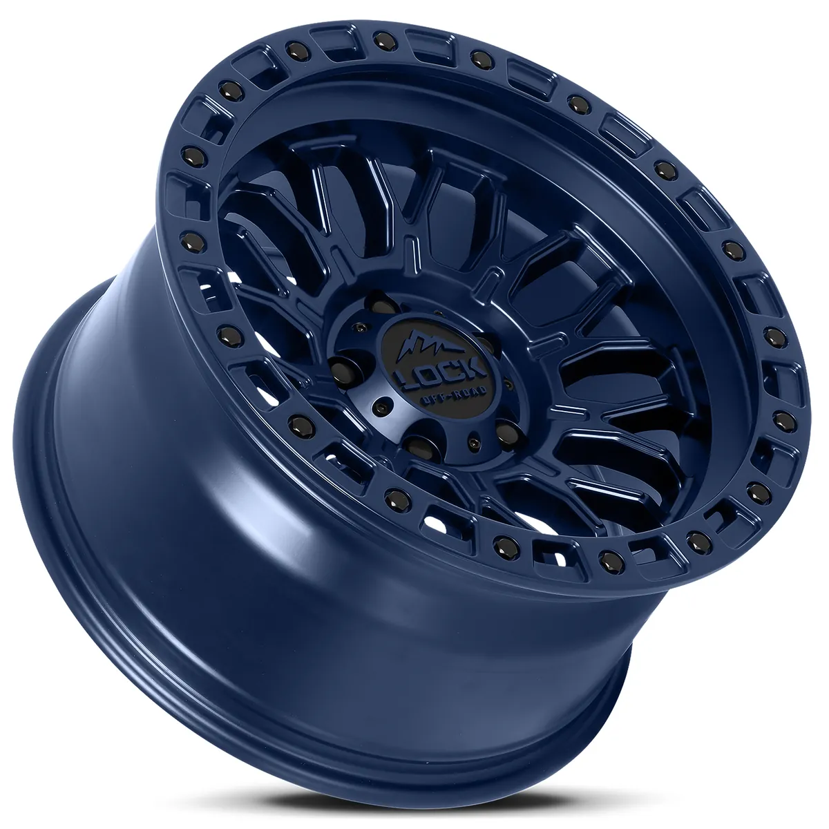 17 Inch Matte Blue 6 Lug Ford Rims COMBAT-7963BLUE