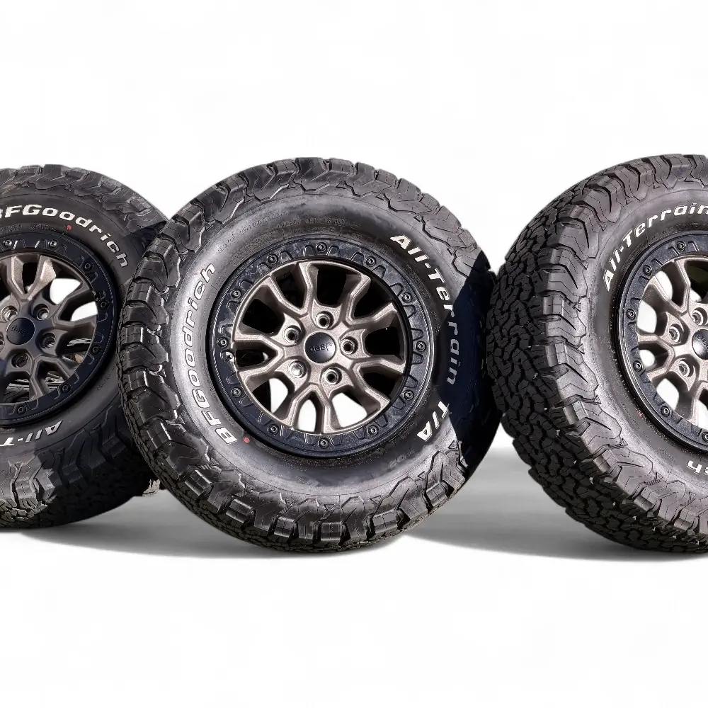 Jeep + BFGoodrich Jeep 5 Y-Spoke Powder Coat Bronze 17x7.5 Wheels 5x127 Rims with BFGoodrich All-Terrain T/A KO2 285/70R17 Tires Wheel & Tire Package - View 7