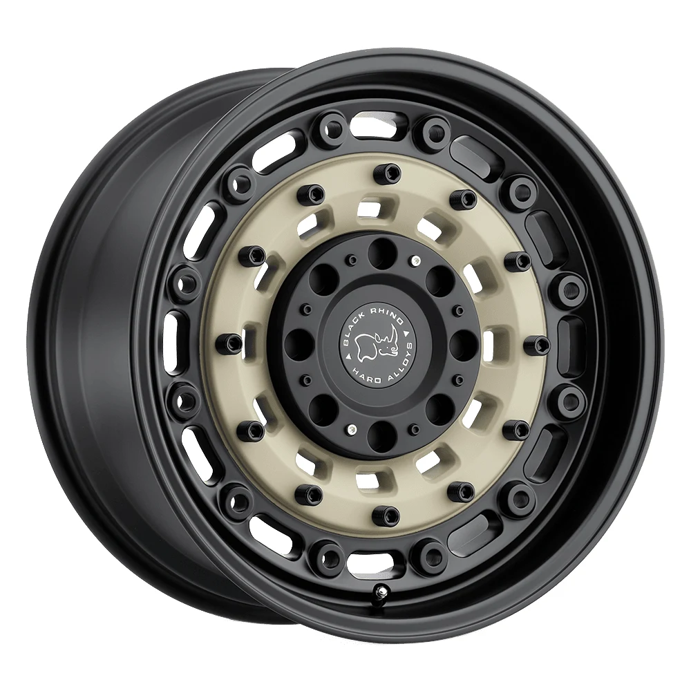 Black Rhino Hard Alloys ARSENAL SAND ON BLACK 20 Inch Wheels