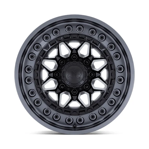 18 Inch MATTE BLACK W/ GUNMETAL LIP 5 Lug Jeep Rims BR008MA18905000