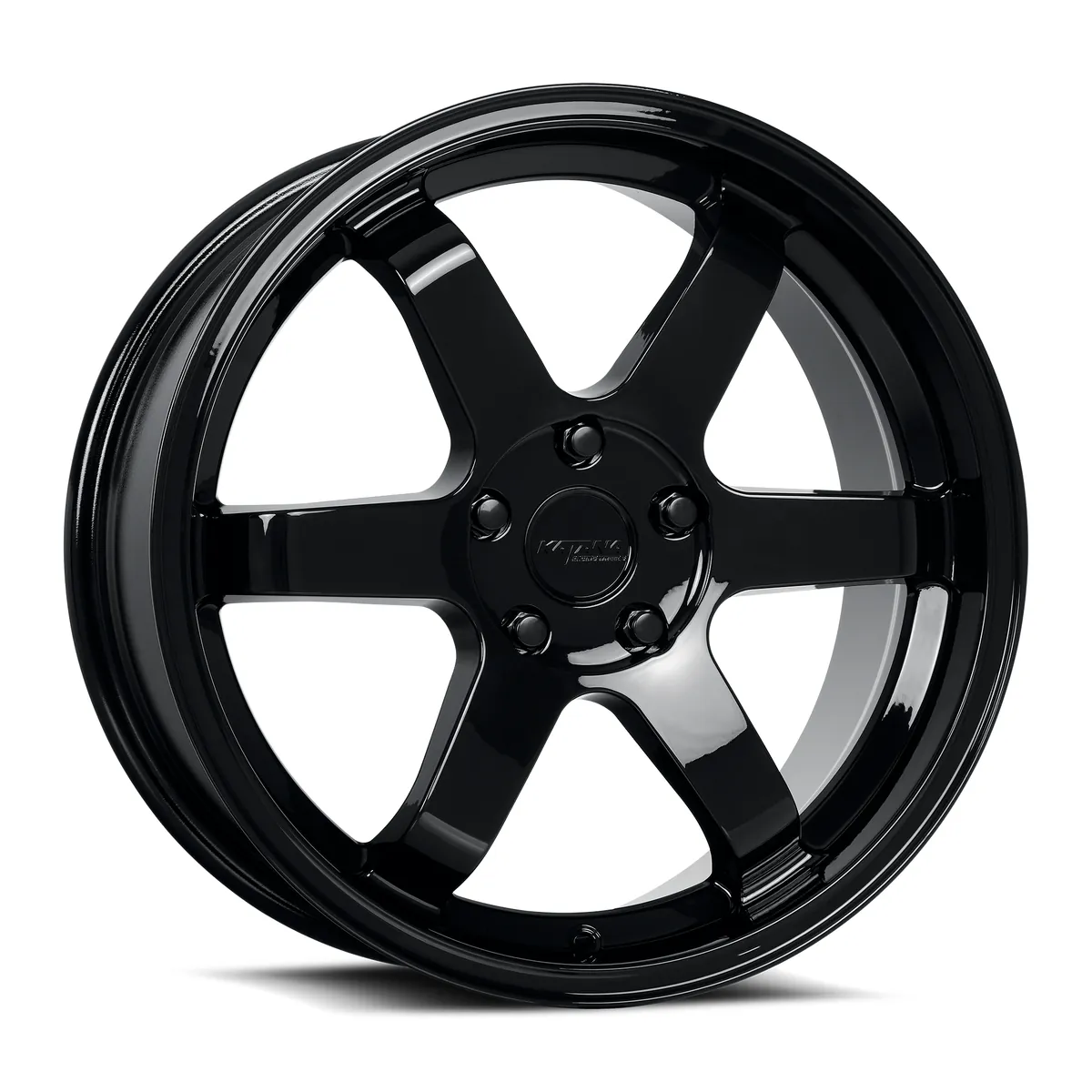 Kr08 Gloss Black Rims 17x7.5 5x100 ET40