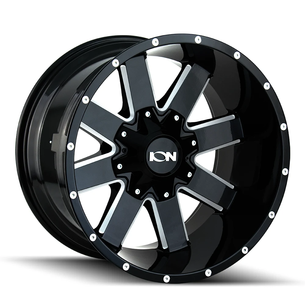 Ion Alloy 141 Gloss Black Milled Wheel