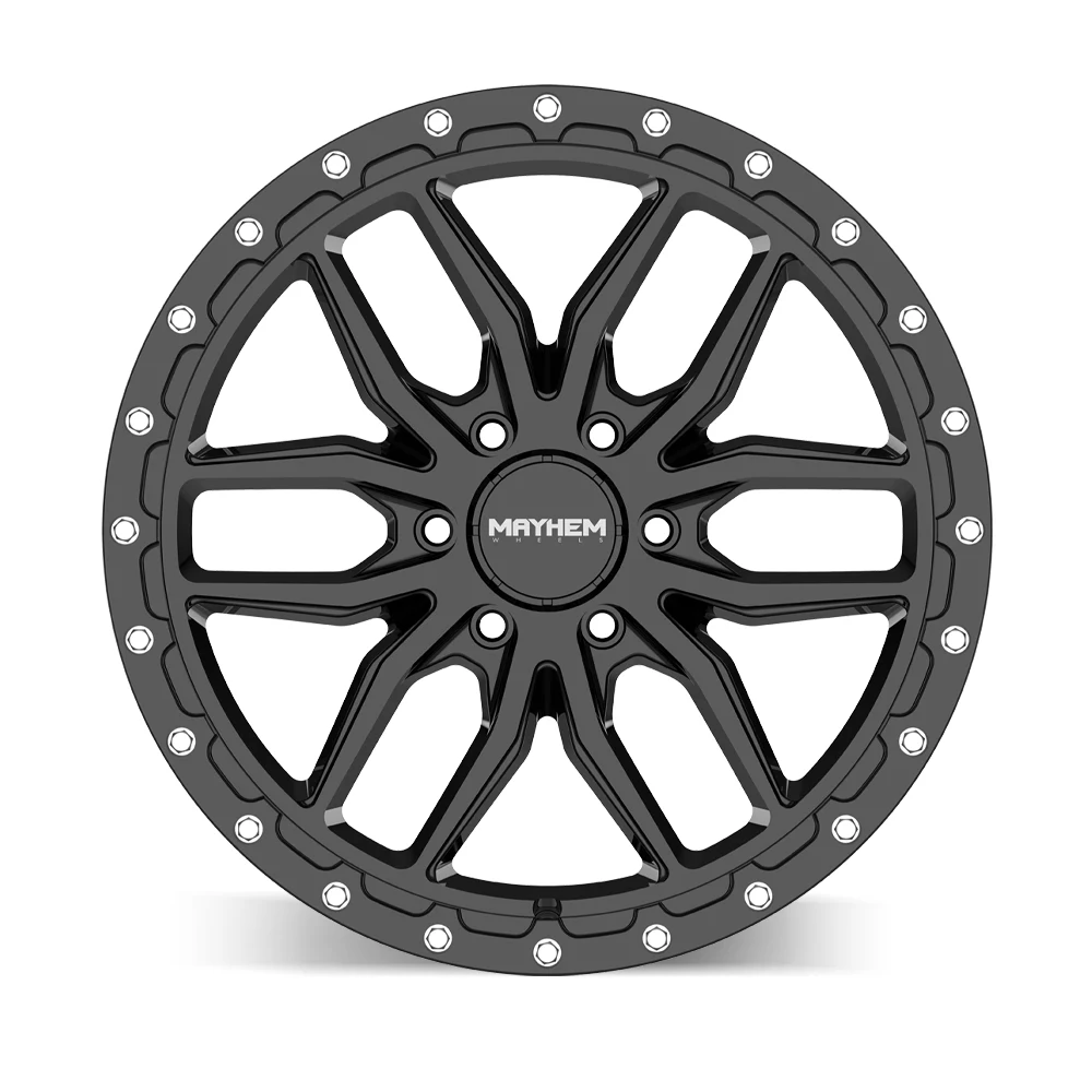 Vector Gloss Black Rims for Ford F150, Ford Expedition, Ford Raptor
