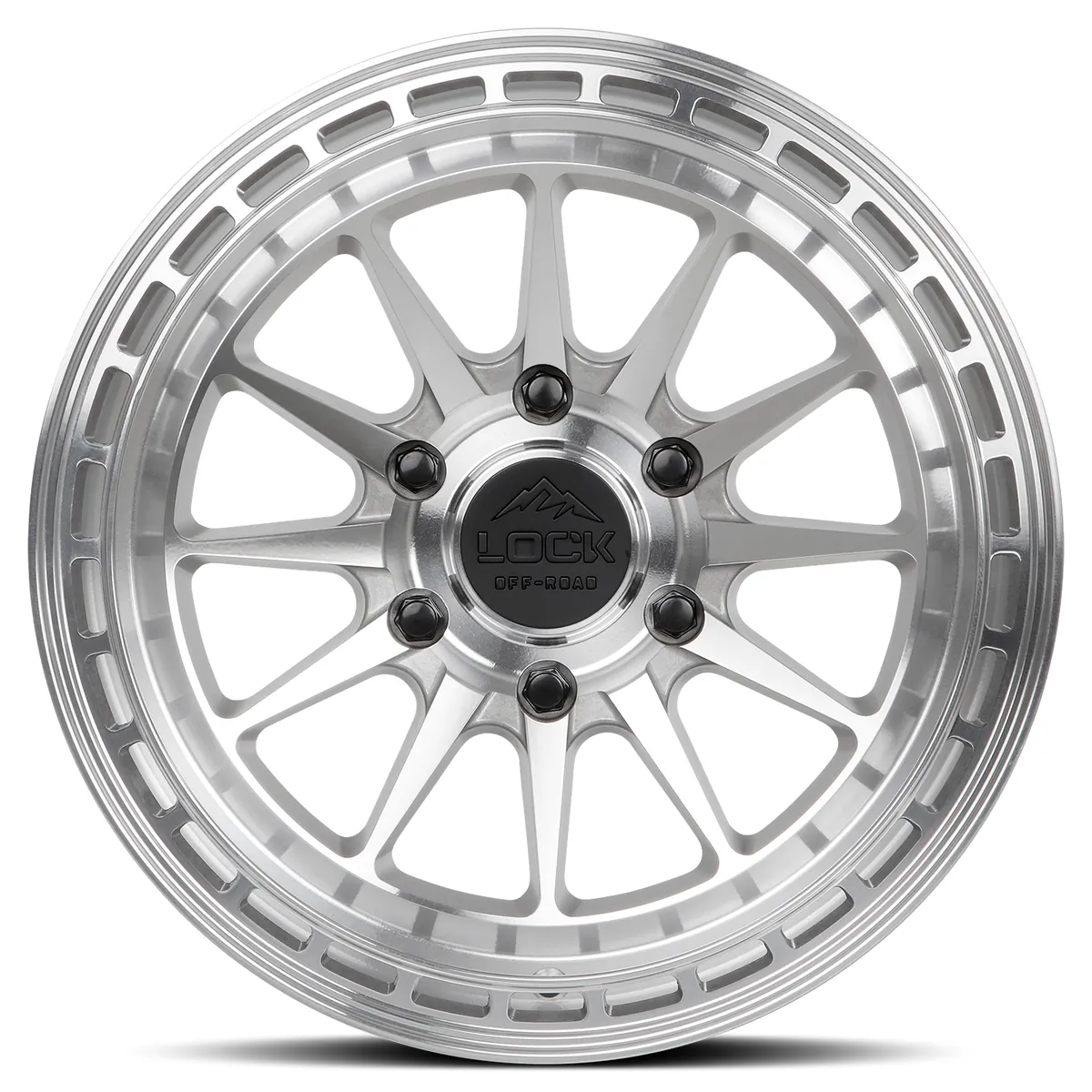 Lock Off-Road Baja Machined With Clear Coat Wheel