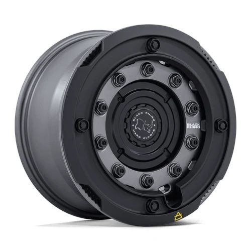 Black Rhino Hard Alloys BR027 ARX GUN BLACK W/ MATTE BLACK RING Wheel Black Rhino Hard Alloys BR027 ARX GUN BLACK W/ MATTE BLACK RING Wheel