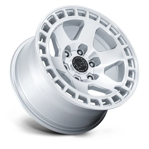 BR022 BAHARI GLOSS SILVER W/ MACHINED FACE Rims for Toyota Tacoma, Toyota 4Runner, Chevy Silverado