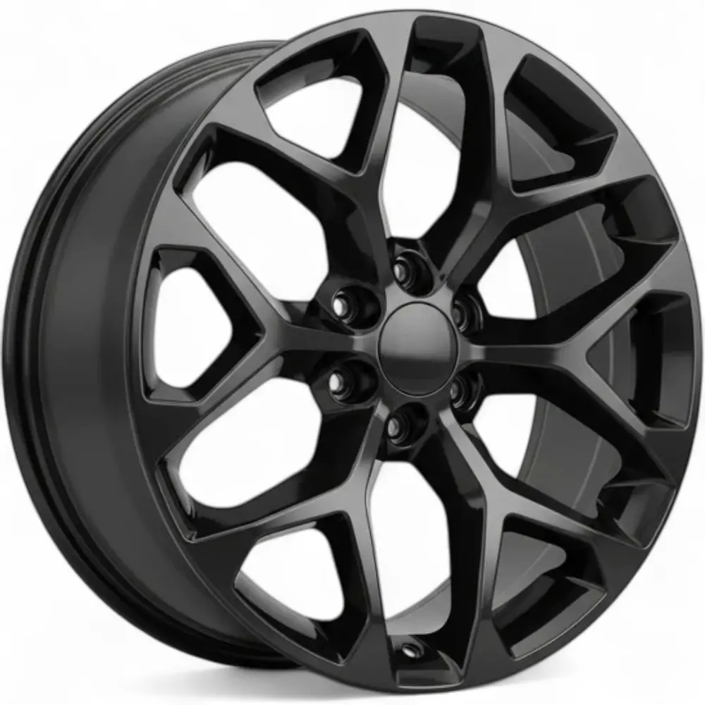 REPLICA 1101 Wheels Gloss Black 22x9 Rims 6x139.7mm ET+24mm Replica - REPLICA 1101 Wheels Gloss Black 22x9 Rims 6x139.7mm ET+24mm - rims - 22" diameter - 6x139.7mm