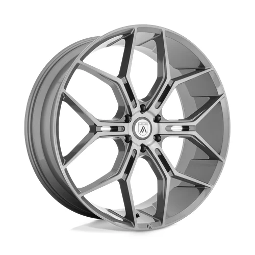 Asanti Black ABL-38 MONARCH TRUCK TITANIUM BRUSHED Wheel