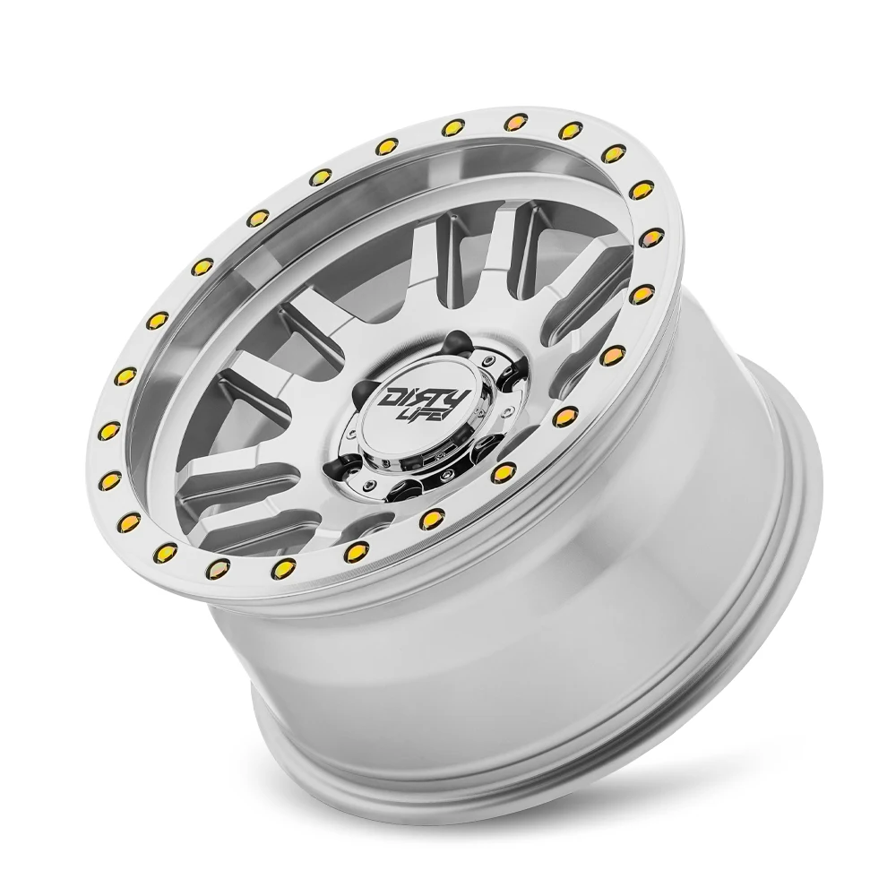 Dirty Life Canyon Pro Machined With Silver Window 17 Inch Wheels