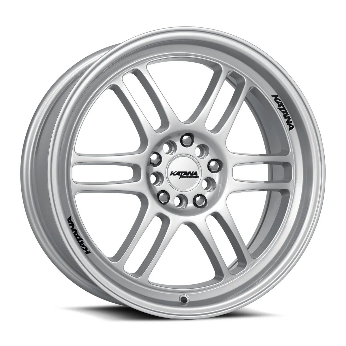 Kr02 Gloss Silver Rims 17x7.5 5X100/5X114.3 ET40