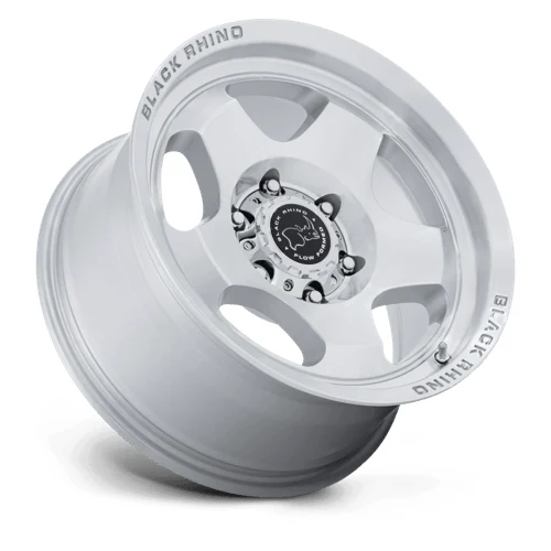 BR031 SOL GLOSS SILVER W/ MACHINED FACE Rims for Toyota Tacoma, Toyota 4Runner, Chevy Silverado