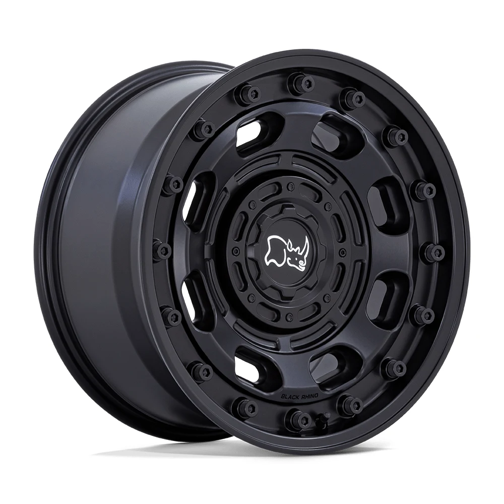 Black Rhino Hard Alloys ATLAS MATTE BLACK 17 Inch Wheels