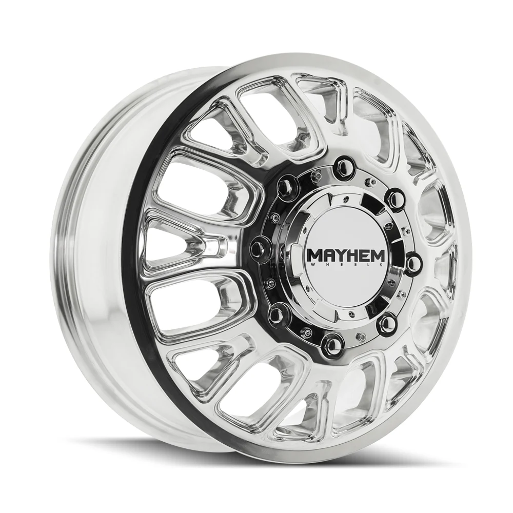 17x6.5 Cogent Dually Polished Wheels 8x210 Bolt Pattern ET125 17x6.5 Cogent Dually Polished Wheels 8x210 Bolt Pattern ET125