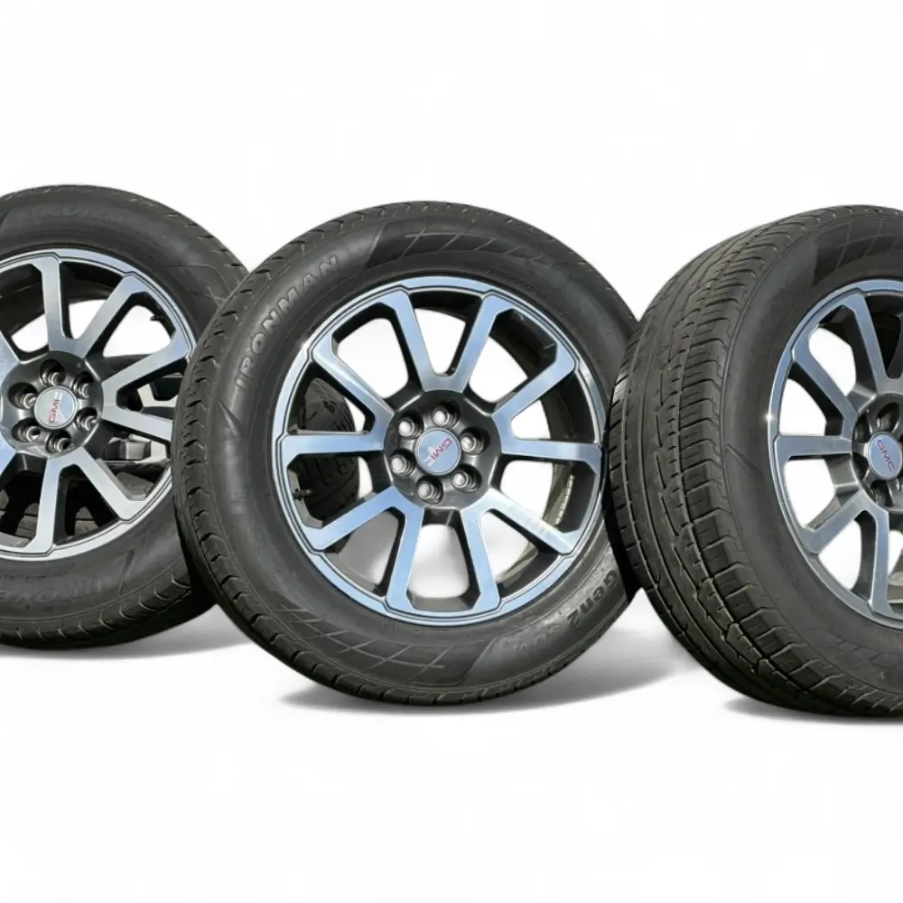 GMC + Ironman GMC 10 Spoke Grey Machined 20x8.5 Wheels 6x120 Rims with Ironman iMOVE Gen2 SUV 275/55R20 Tires Wheel & Tire Package - View 5