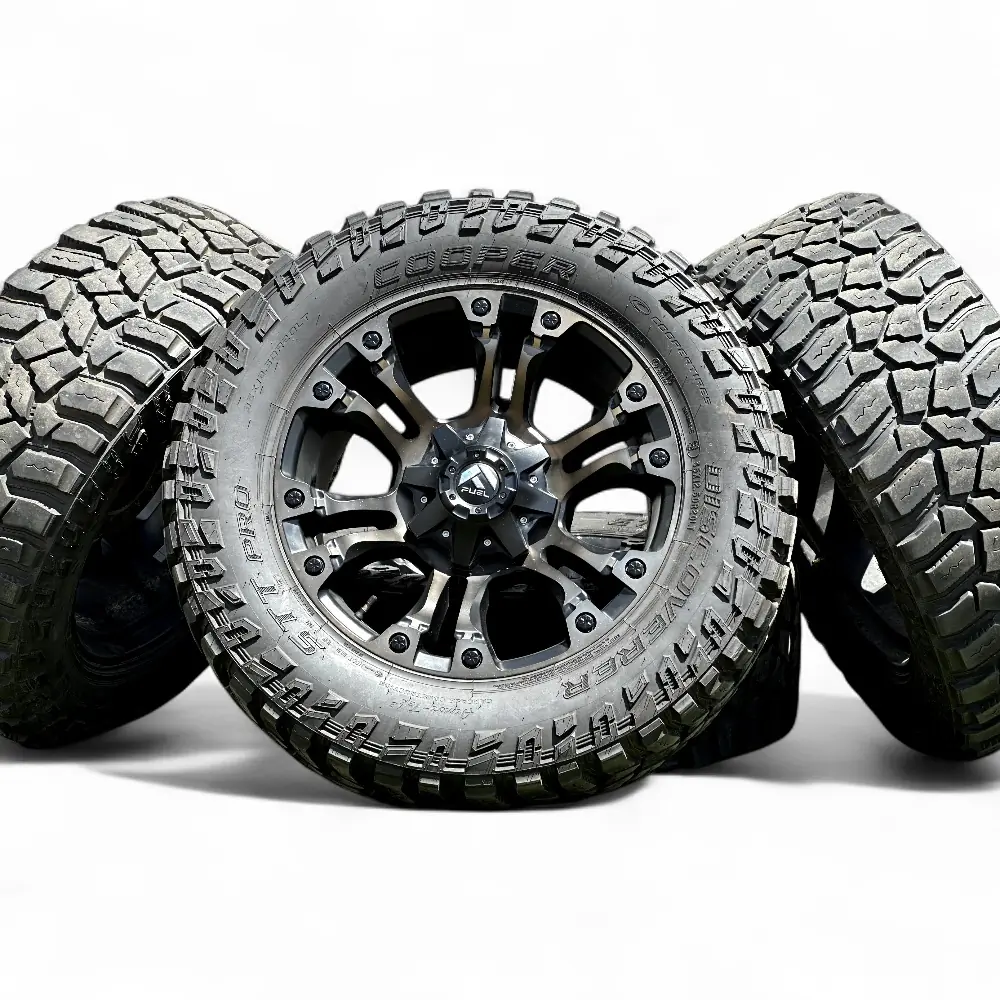 Fuel + Cooper - Fuel D569 Vapor Bronze 20x9.0 Wheels 8x180 Rims with Cooper Discoverer STT PRO 35x12.50R20 Tires - package - 20.0" diameter - 8x180
