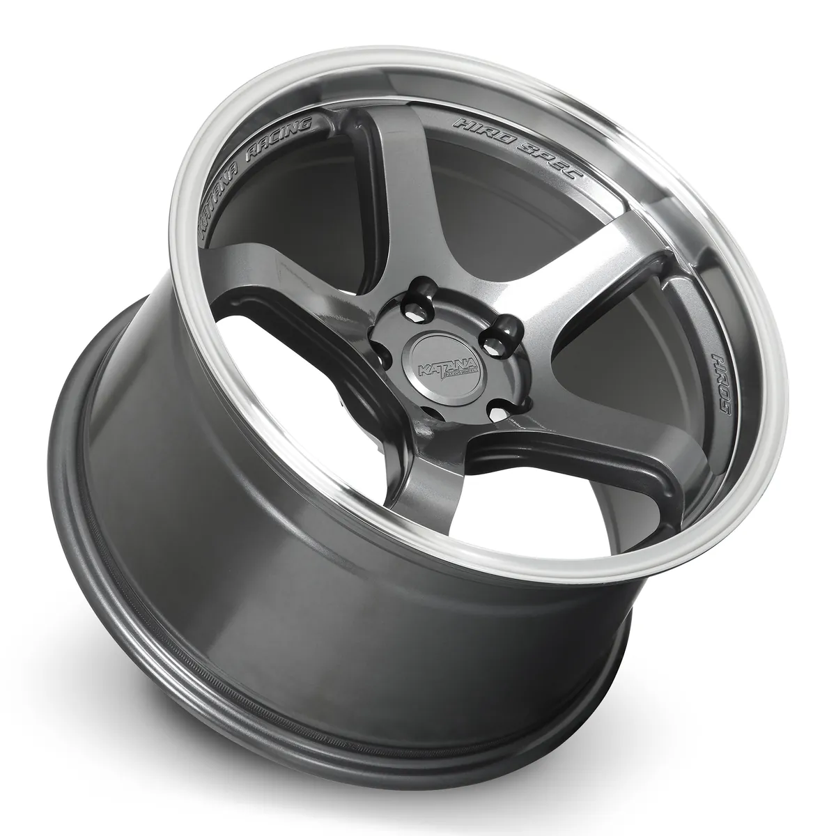 18 Inch Gloss Gunmetal M Lip 5X120 Rims HR05-188545GMML