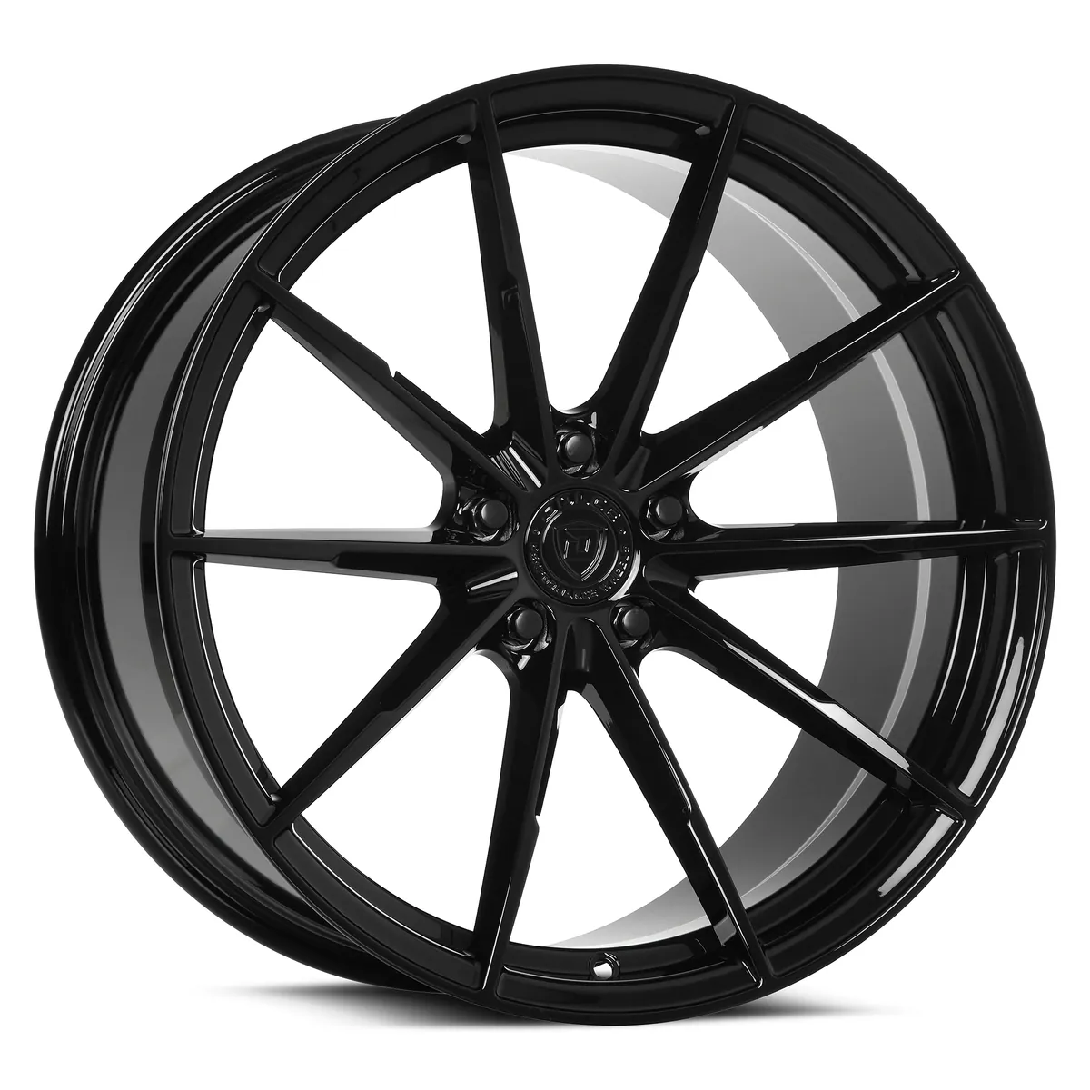 Veloce Gloss Black Rims 18x8.5 5x112 ET35