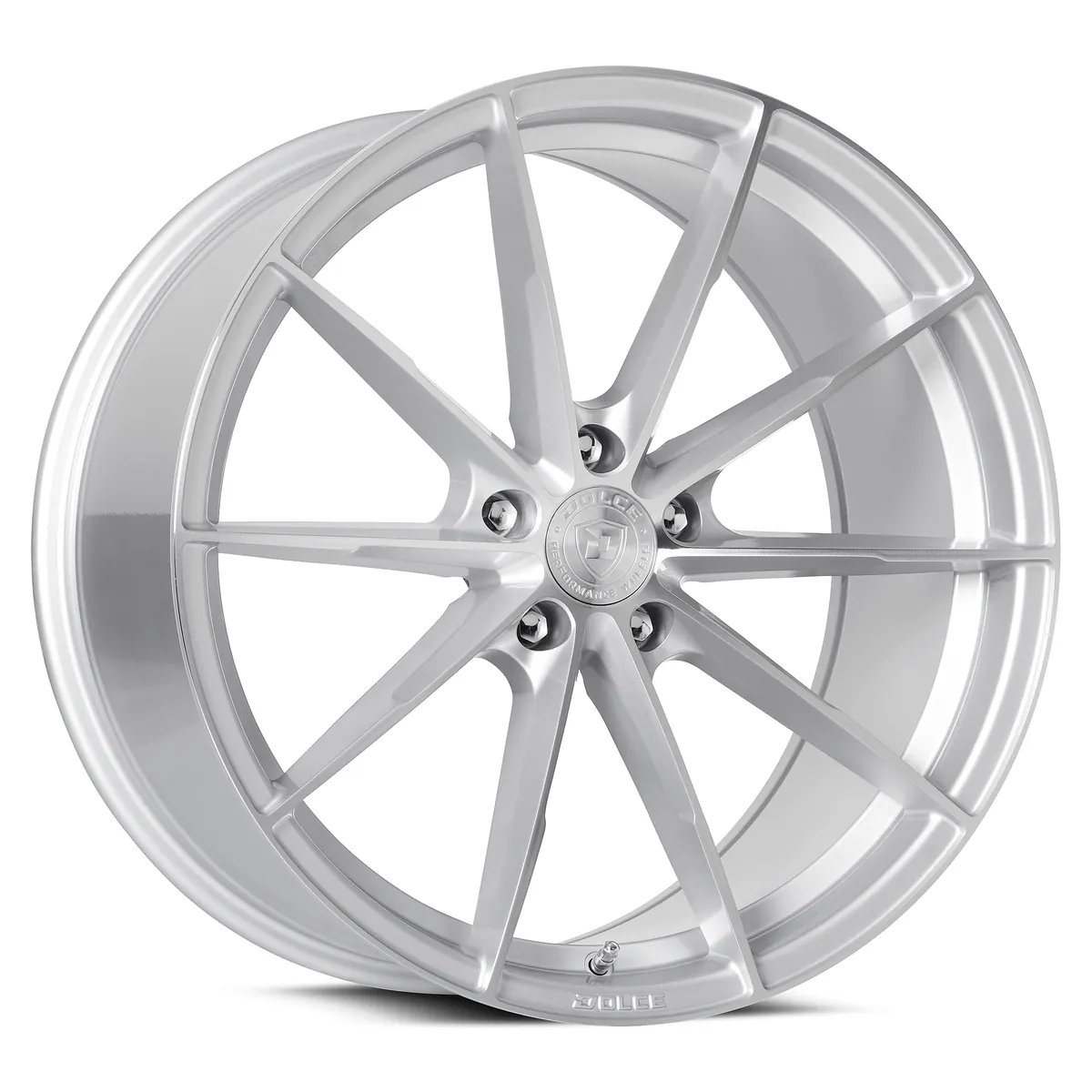 Veloce Gloss Silver Machined Face Rims 18x8.5 5x112 ET35