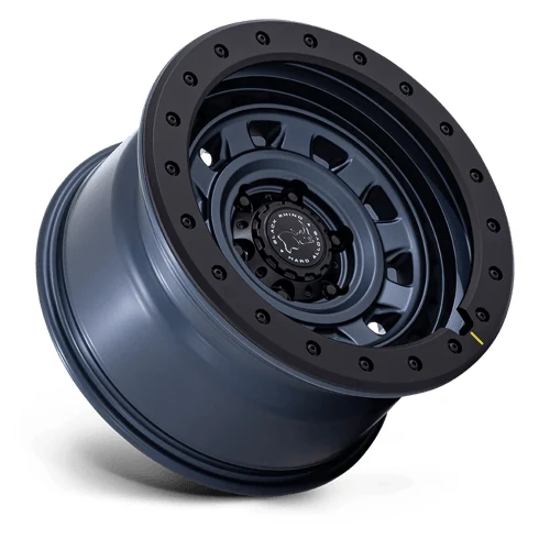 BR023 XPLORER METALLIC BLUE W/ MATTE BLACK L Rims for Jeep Wrangler, Jeep Grand Cherokee, Jeep Gladiator