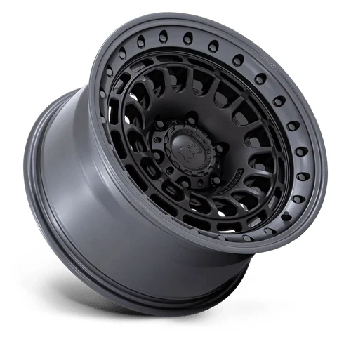 BR014 SAHARA MATTE BLACK W/ GUNMETAL LIP Rims for Jeep Wrangler, Jeep Grand Cherokee, Jeep Gladiator