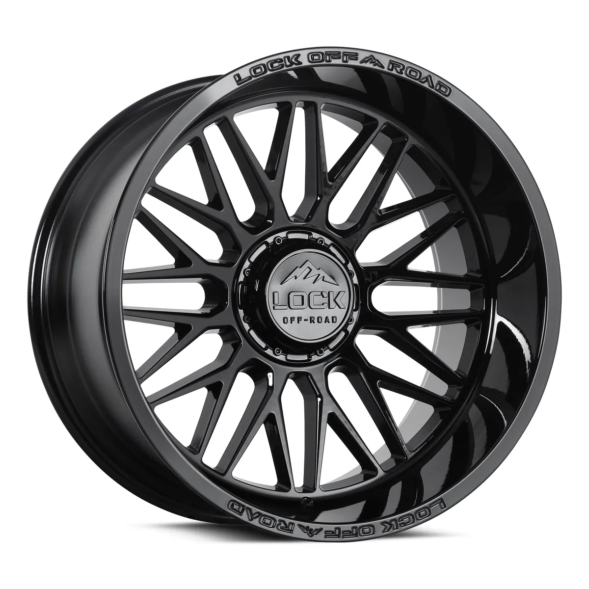 Apex Lock Extreme Gloss Black Rims for Dodge Ram 2500, Dodge Ram 3500, Chevy Silverado 2500 Classic