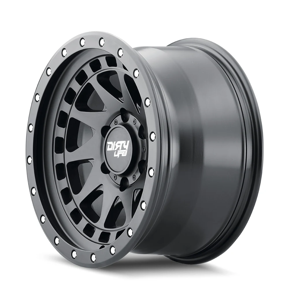 Enigma Pro Matte Black Rims for Jeep Wrangler, Jeep Grand Cherokee, Jeep Gladiator