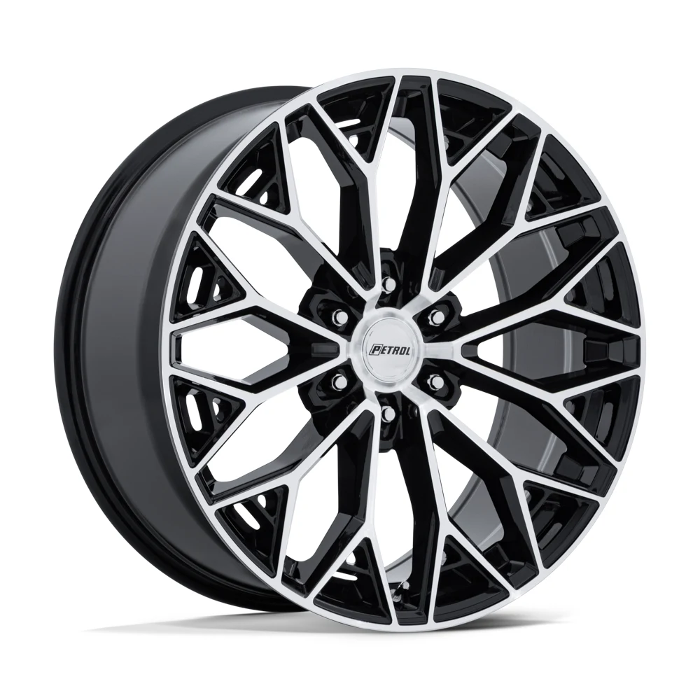 22x9.5 PE006 P5E GLOSS BLACK W/ MACHINED FACE Wheels 6x139.7 Bolt Pattern ET25 22x9.5 PE006 P5E GLOSS BLACK W/ MACHINED FACE Wheels 6x139.7 Bolt Pattern ET25