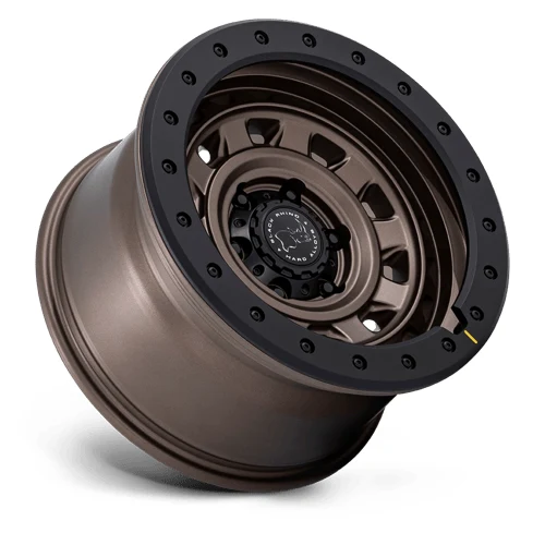 BR023 XPLORER BURNT BRONZE W/ MATTE BLK-LP Rims for Jeep Wrangler, Jeep Grand Cherokee, Jeep Gladiator