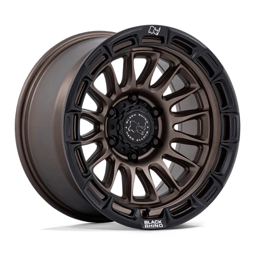 Black Rhino Hard Alloys BR025 RIVAL BURNT BRONZE W/ MATTE BLK-LP Wheel Black Rhino Hard Alloys BR025 RIVAL BURNT BRONZE W/ MATTE BLK-LP Wheel
