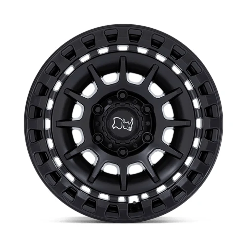 17 Inch MATTE BLACK 6 Lug Rims BR009MX17856810N