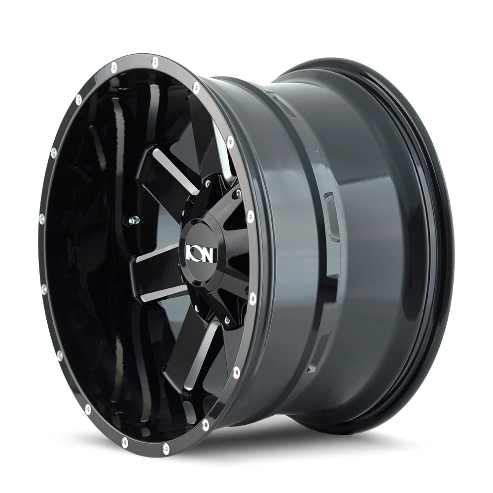 141 Gloss Black Milled Rims for Toyota Tundra, Toyota Sequoia, Lexus Lx570