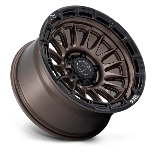 BR025 RIVAL BURNT BRONZE W/ MATTE BLK-LP Rims for Jeep Wrangler, Jeep Grand Cherokee, Jeep Gladiator