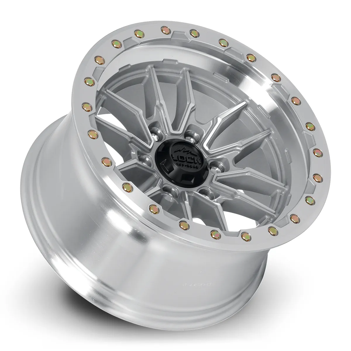 17 Inch Machined With Clear Coat 6 Lug Rims KRAWLER-7969MC12N