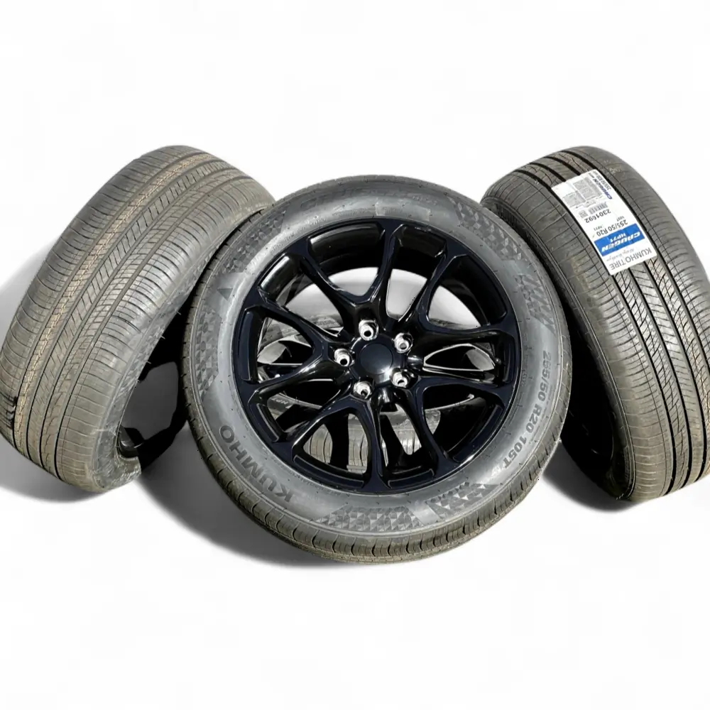 Replica + Kumho Replica 1135 Gloss Black 20x9.0 Wheels 5x127 Rims with Kumho Crugen HP71 255/50R20 Tires Wheel & Tire Package - View 6