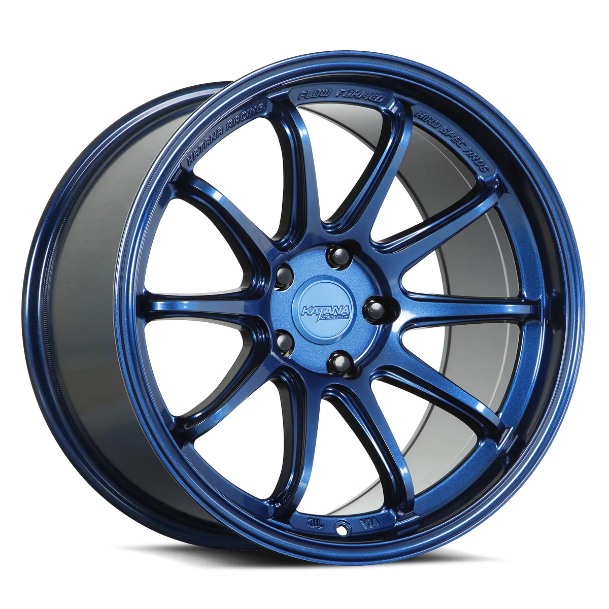 Hr06 Metallic Blue Rims 18x8.5 5x112 ET35