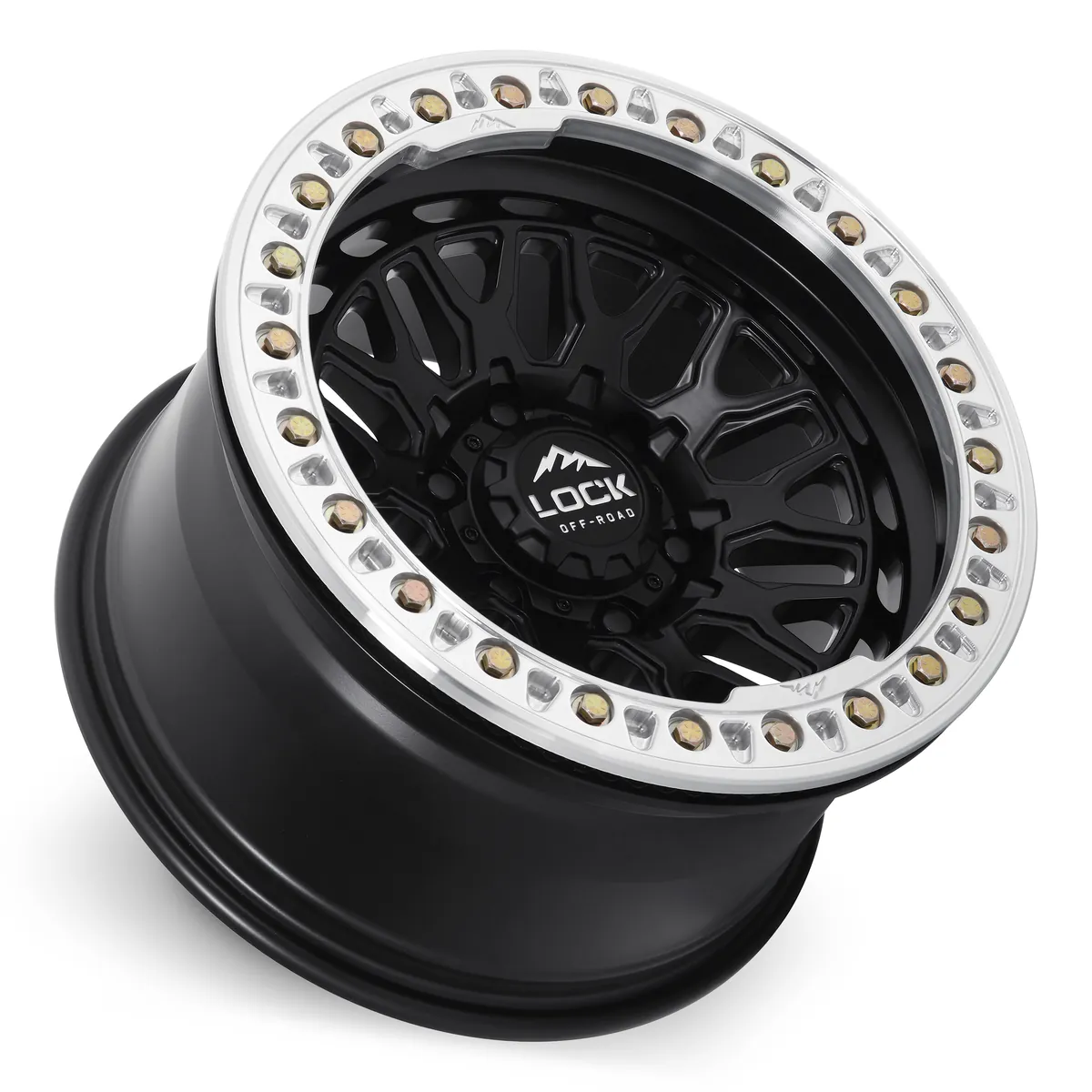 17 Inch Machined With Clear Coat 6 Lug Rims INVADER-7969MC12N
