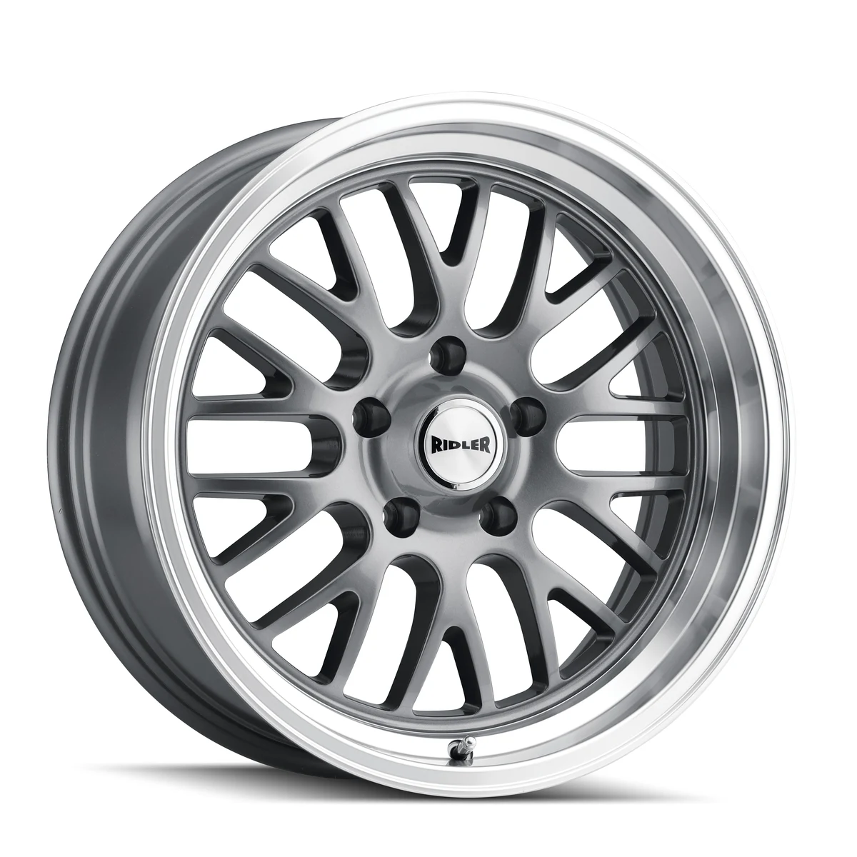 Ridler 607 Gloss Grey Machined Wheel