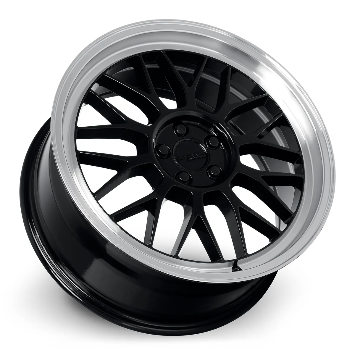 18 Inch Gloss Black Machined Lip 5X112 Rims KR06-188052GBL